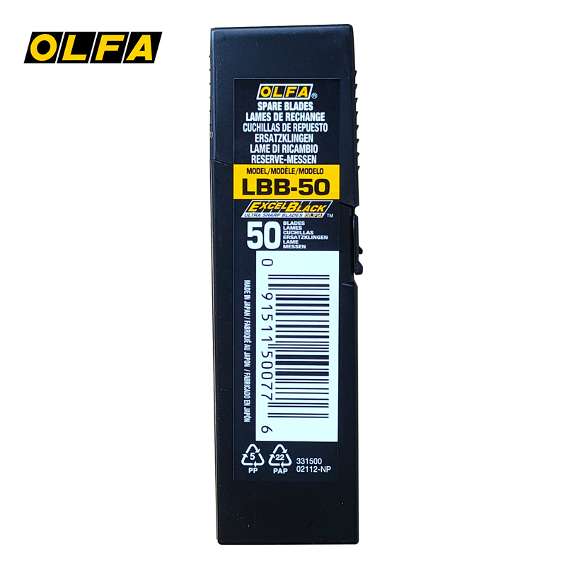 Woodworking Nl - OLFA Lưỡi Đen Loại 18Mm LBB-10
