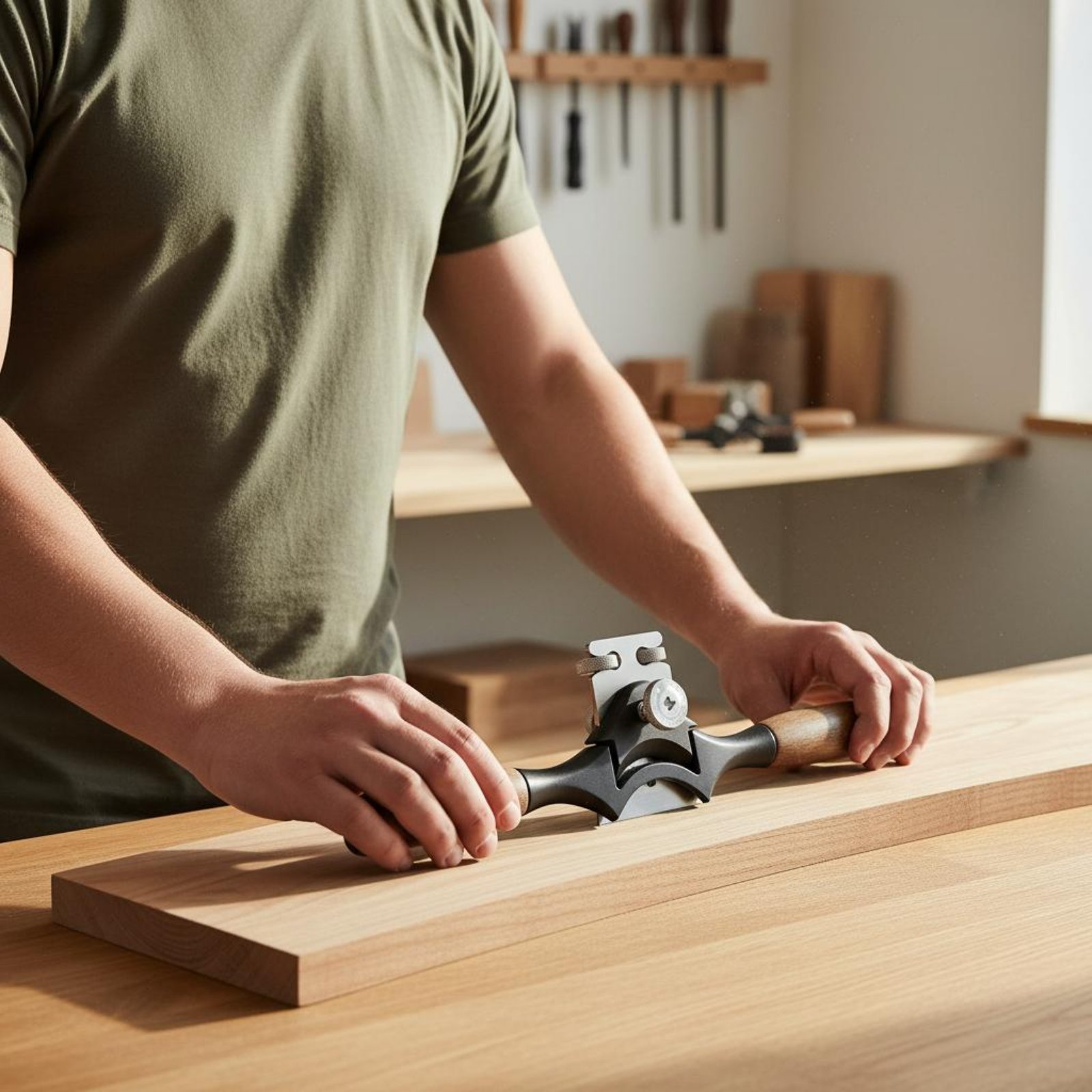 Concave Bottom Hand Plane Ergo - đánh giá và giá Spoke Shave Round