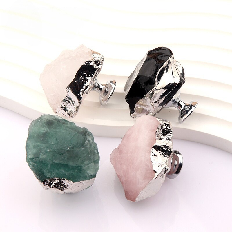 Natural Crystal Stone Brass Kn - đánh giá và giá Woodworking Nl