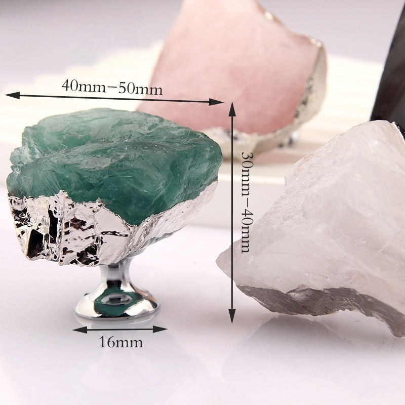 Natural Crystal Stone Brass Kn - đánh giá và giá Woodworking Nl