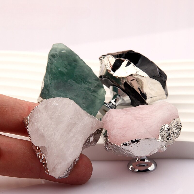 Natural Crystal Stone Brass Kn - đánh giá và giá Woodworking Nl