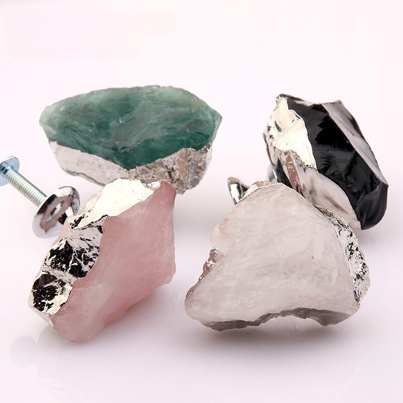 Natural Crystal Stone Brass Kn - đánh giá và giá Woodworking Nl