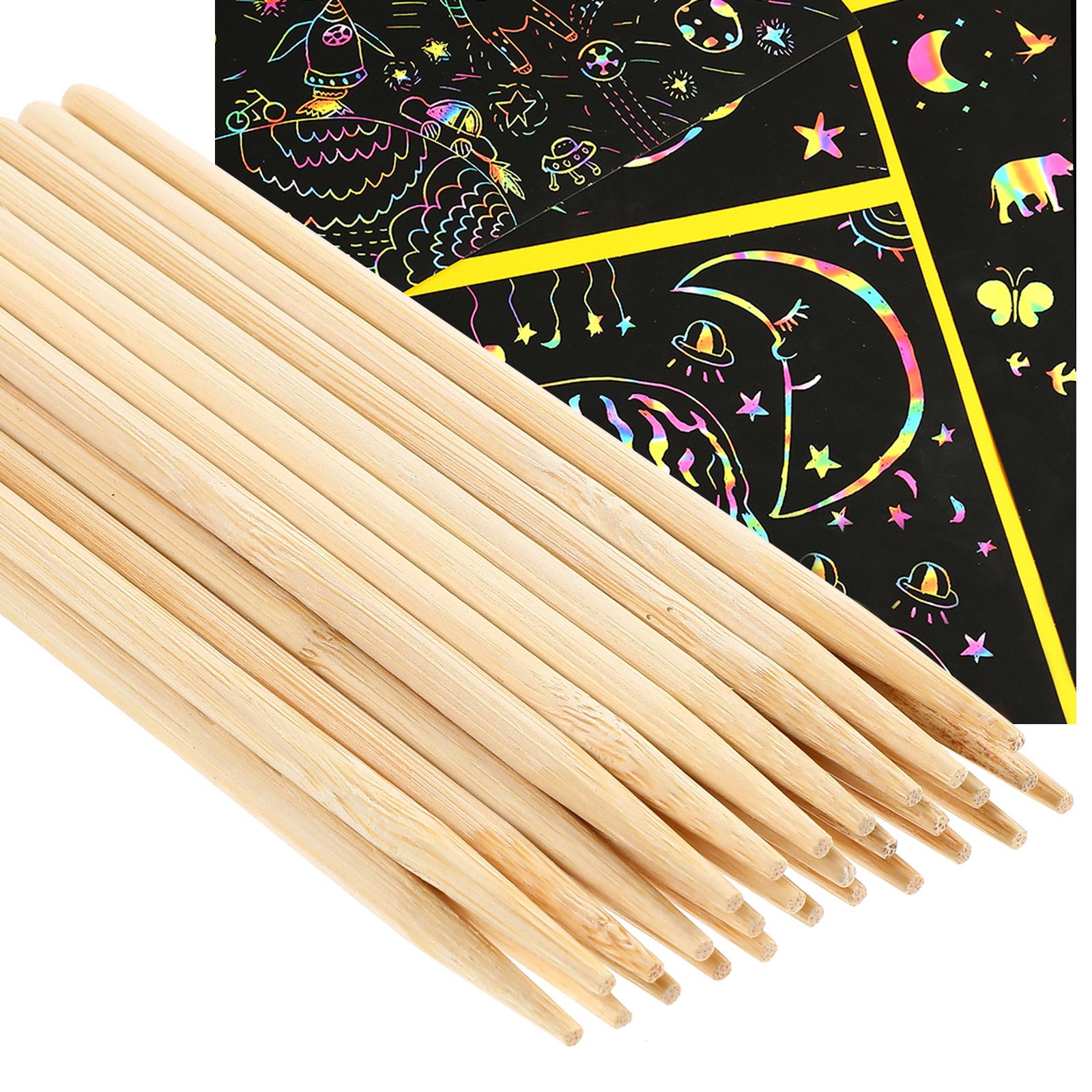 30pcs Scratch Bamboo Pens Wax  - đánh giá và giá Woodworking Diy Projects