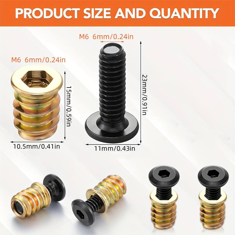 10PCS Nut Threaded Inserts Com - đánh giá và giá Woodworking Class