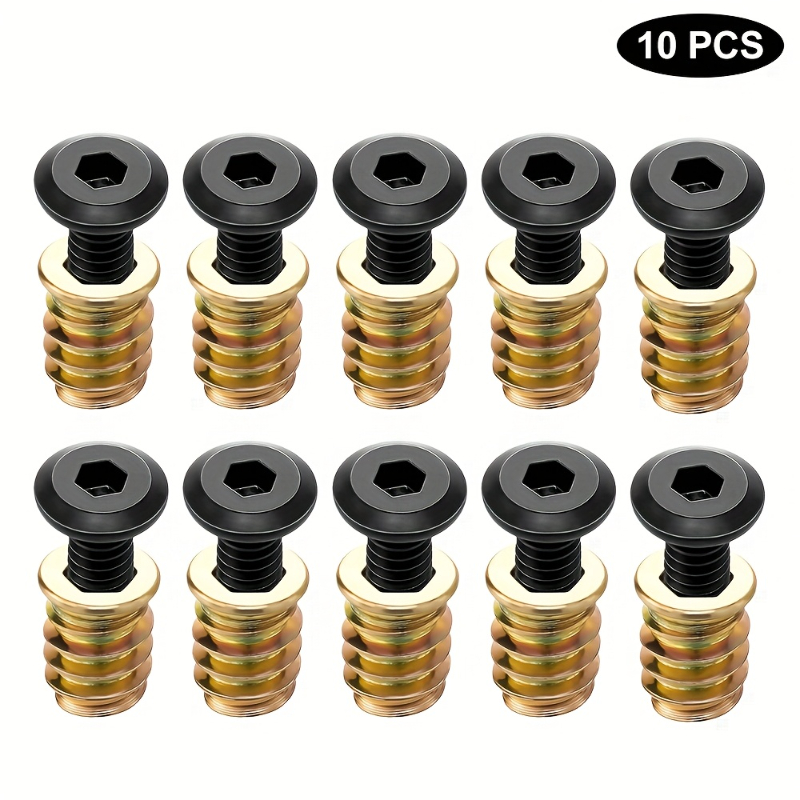 10PCS Nut Threaded Inserts Com - đánh giá và giá Woodworking Class